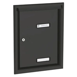 vendita online Porta ritiro posta in alluminio verniciato antracite Cassette postali, bacheche e casellari Silmec